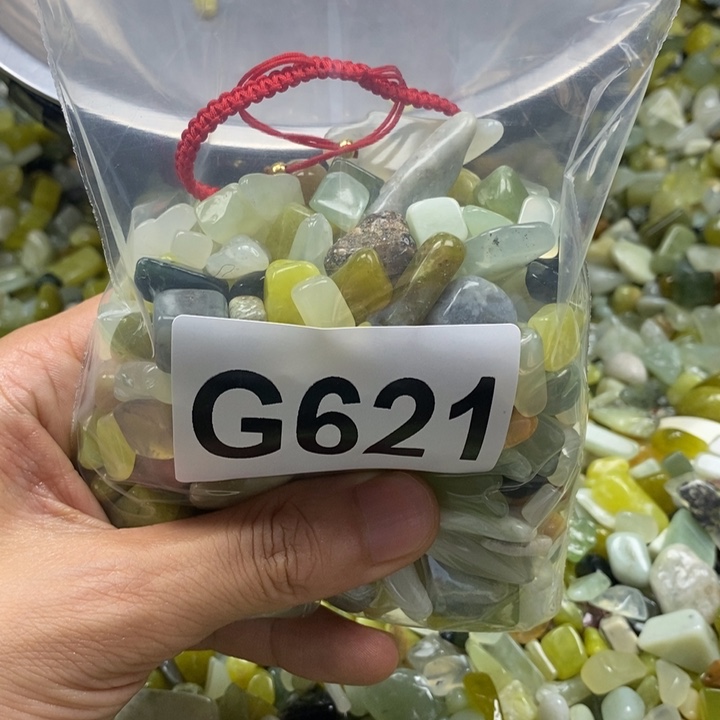 蛇纹石玉未镶嵌鱼缸石