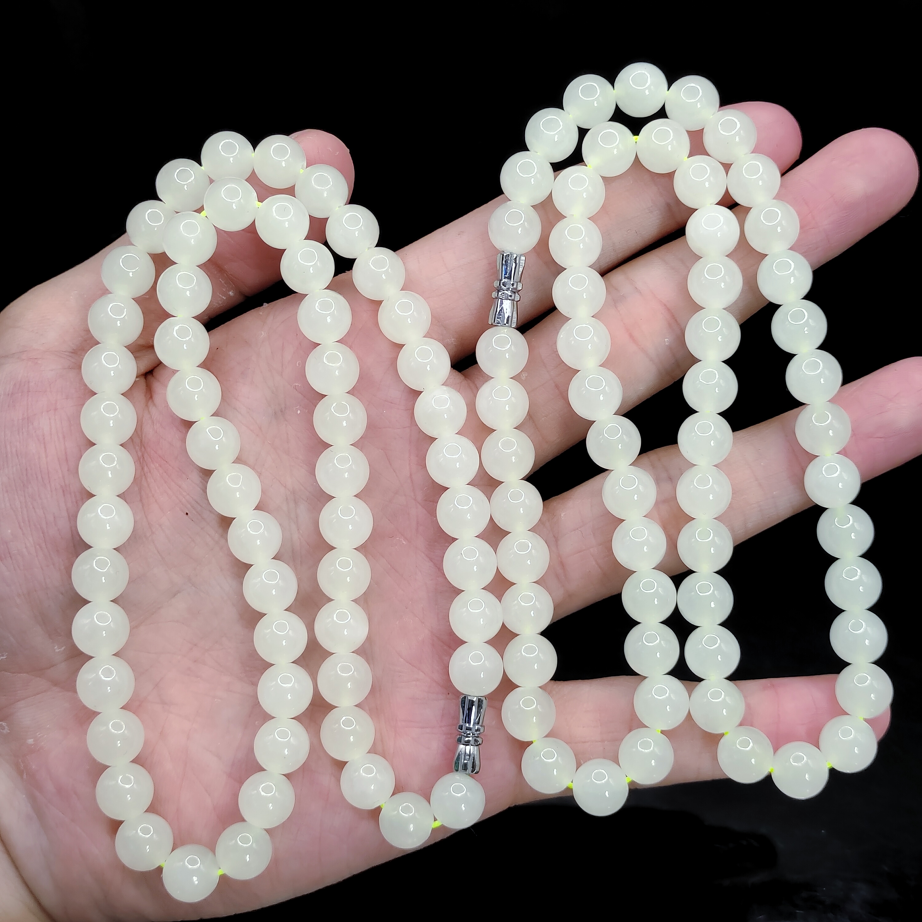 【东北哥精选】和田玉公主链G2【多样性发其一】 约8mm+