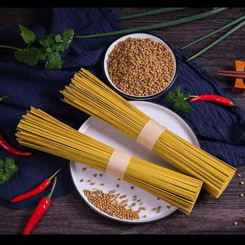 苦荞面条贵州特产荞麦粗粮面条低脂挂面凉面速食膳食纤维威宁特色