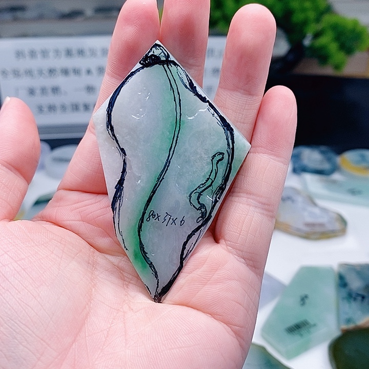 定制翡翠未镶嵌天然缅甸翡翠A货包工包料定制