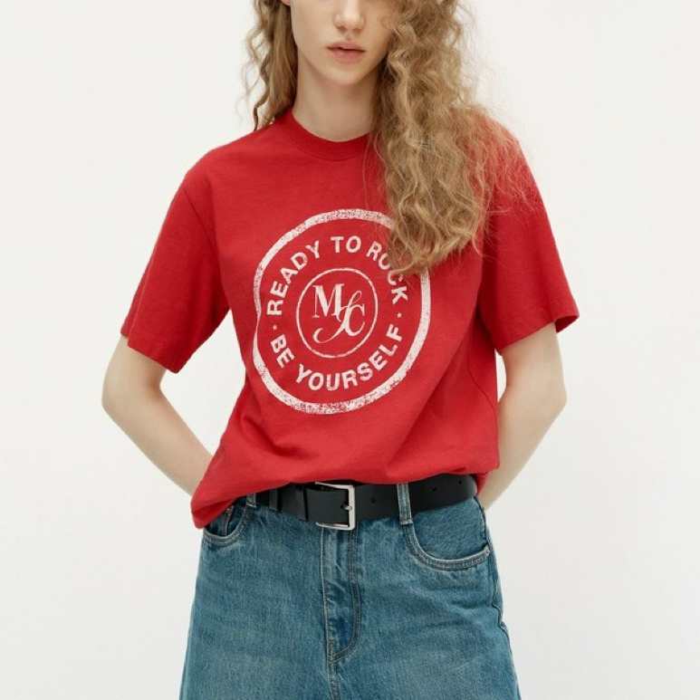 【青春专辑】做旧美式复古摇滚印花宽松落肩 TY8114