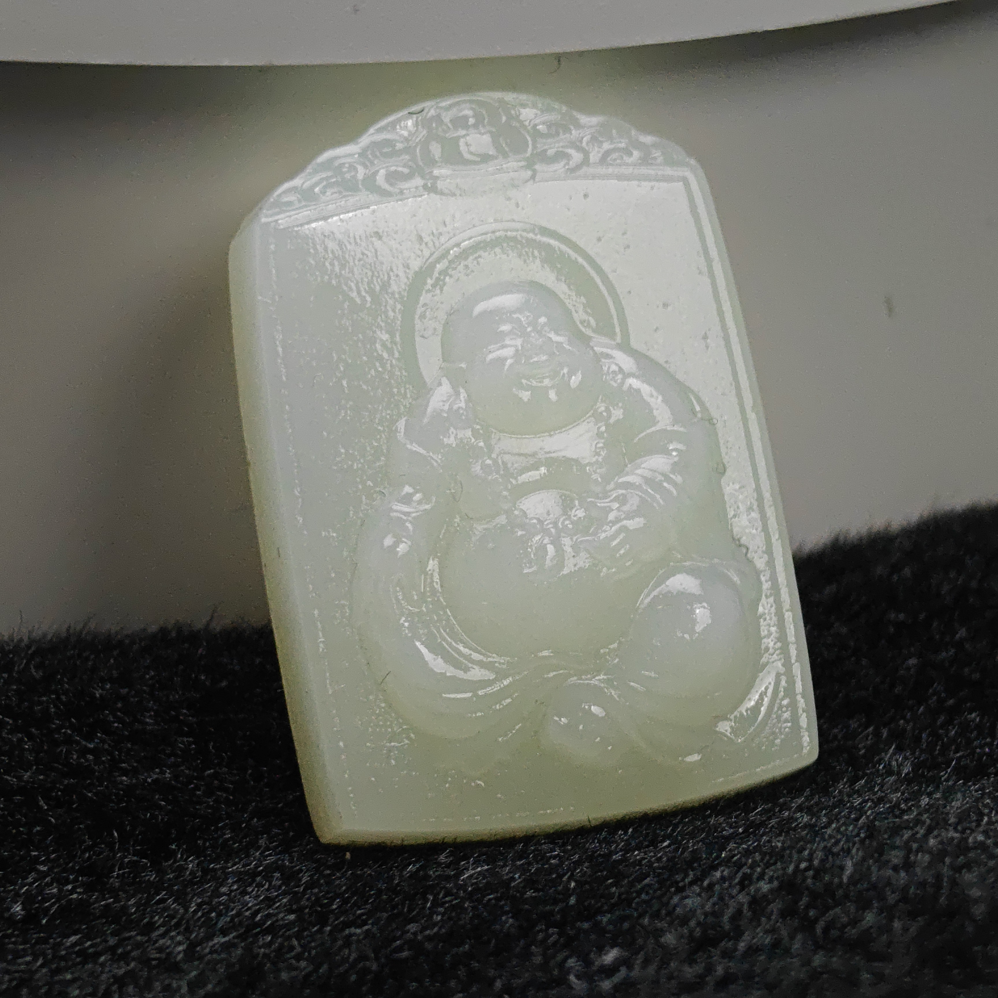 佛公玉佩自在佛A059