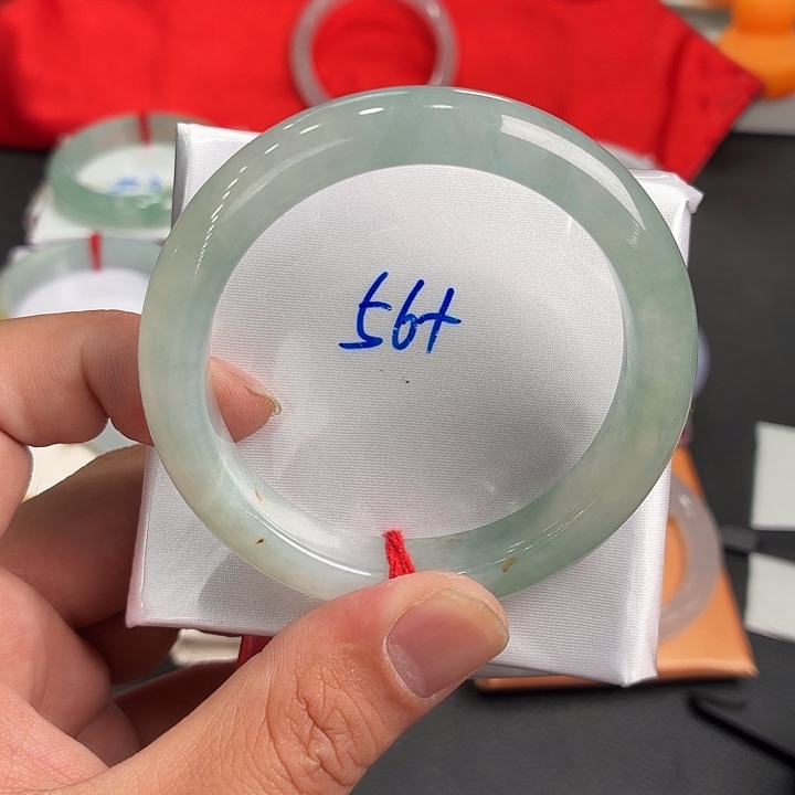 翡翠未镶嵌手镯天然翡翠手镯24号