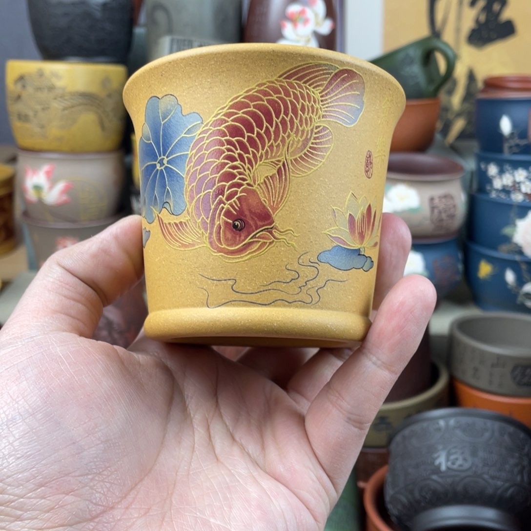 紫砂茶杯紫砂茶杯