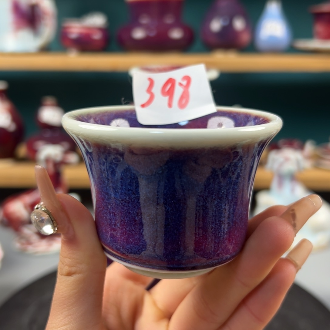 瓷片微瑕主人杯纯手工