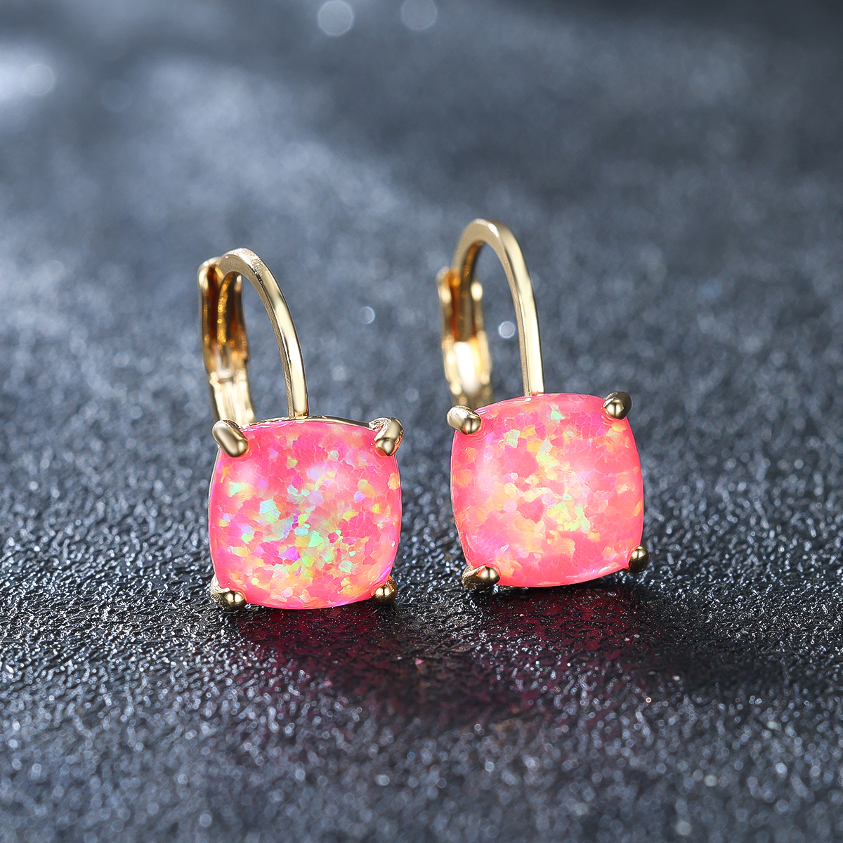 9063【原创opal系列·火星】设计师款澳宝耳饰女