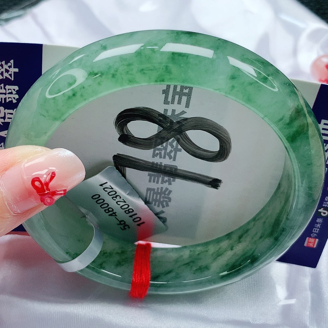 翡翠未镶嵌手镯天然缅甸a货翡翠