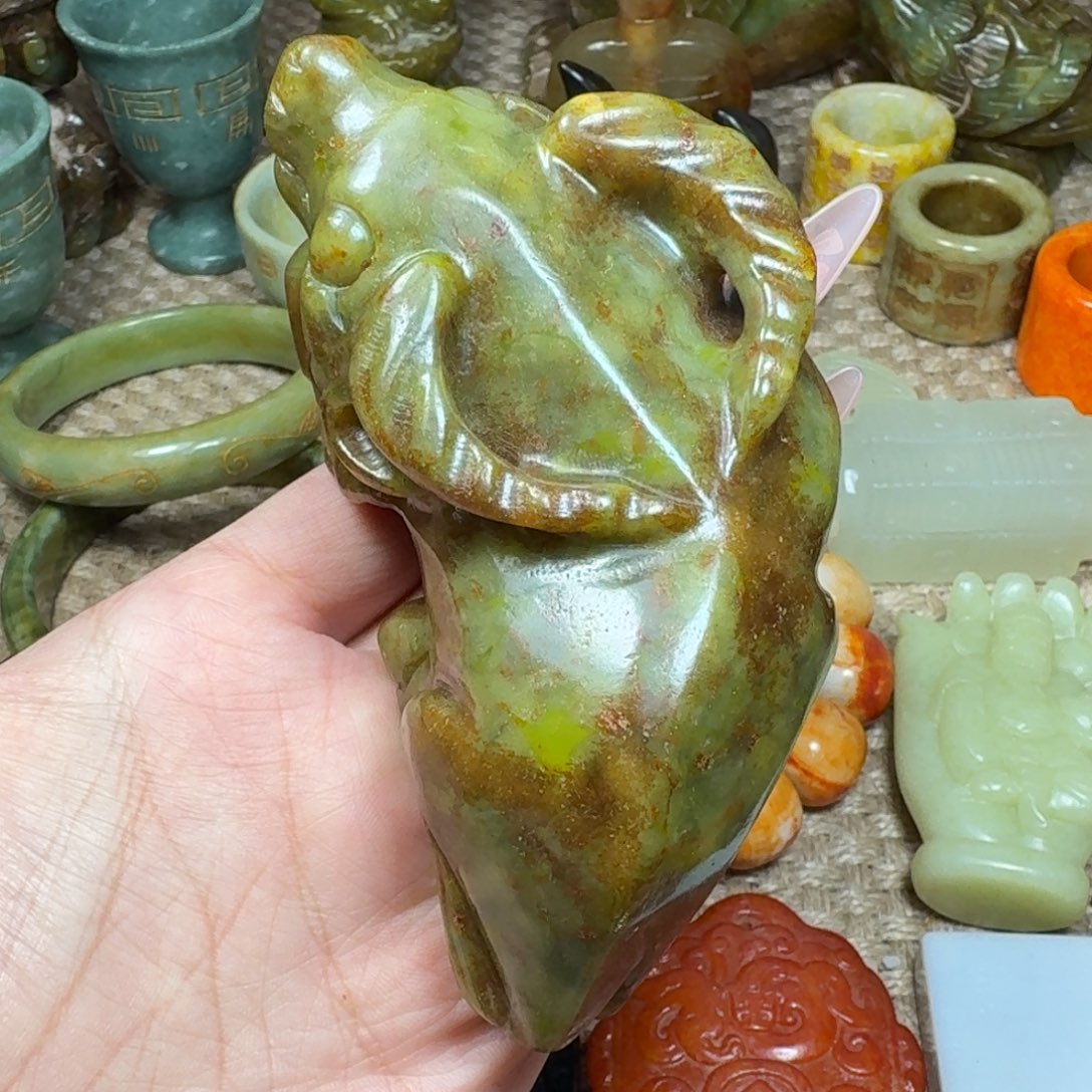 白玉菩提吊坠挂件