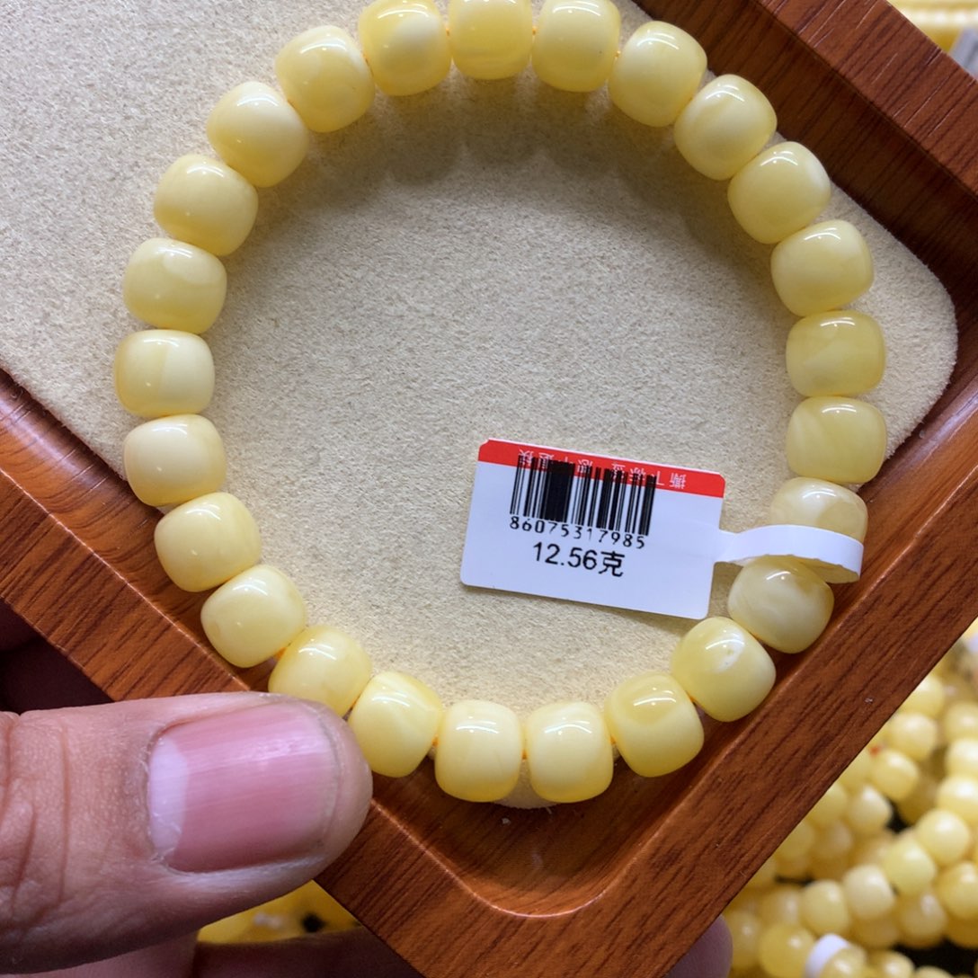 蜜蜡手链未镶嵌蜜蜡