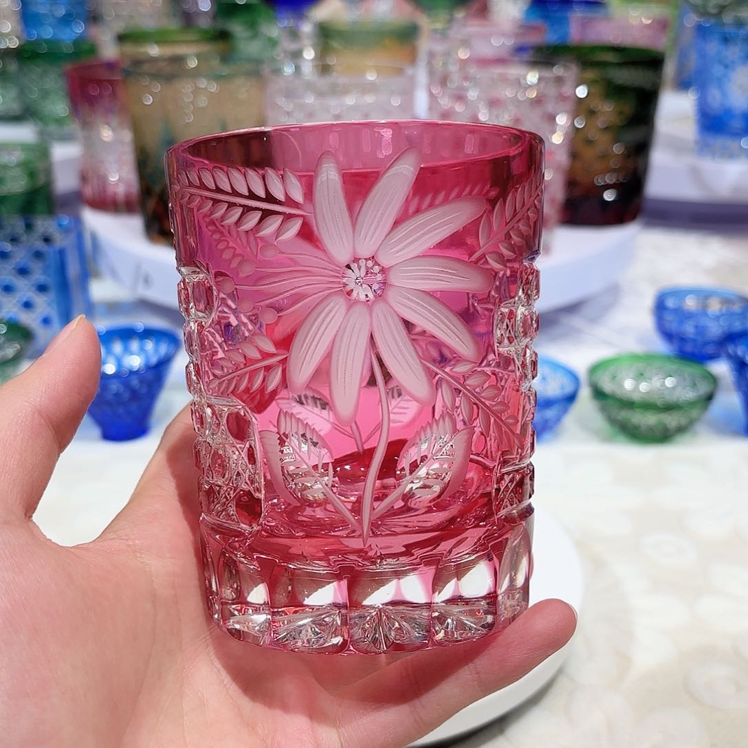 水晶杯水晶花瓶果盘通宝工艺品