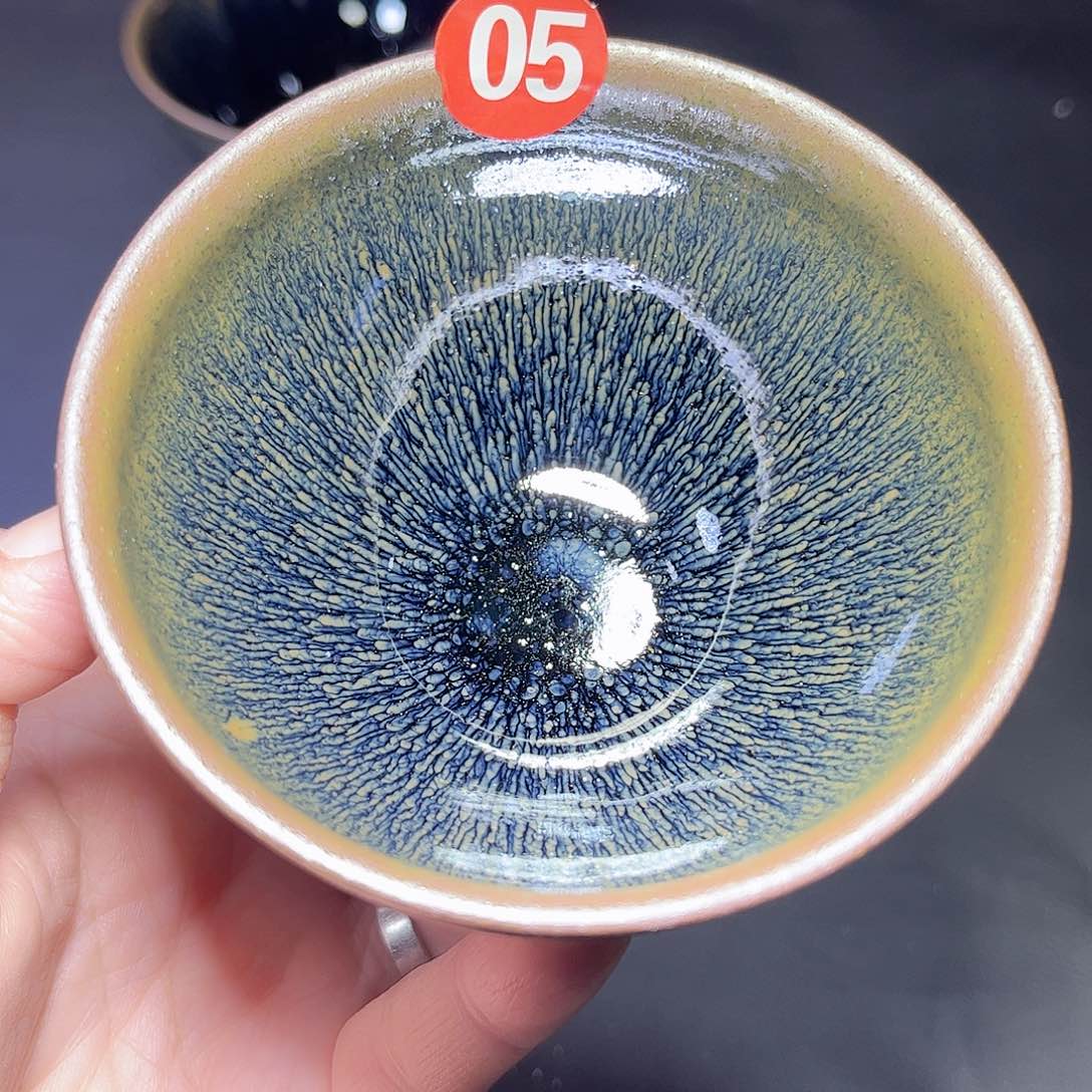 茶盏黄毫束口主人杯