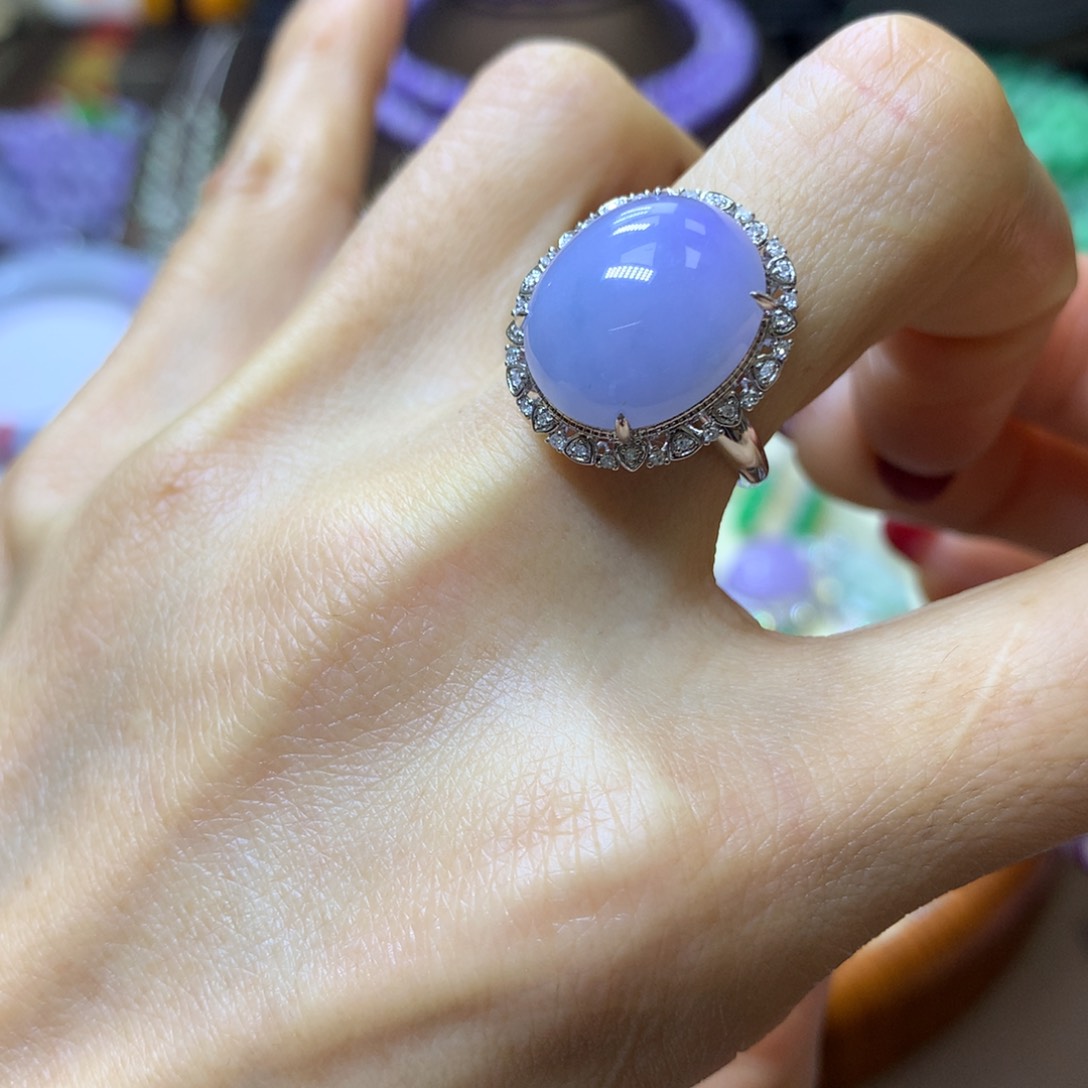 【闪购商品】翡翠颈饰18K金镶嵌翡翠