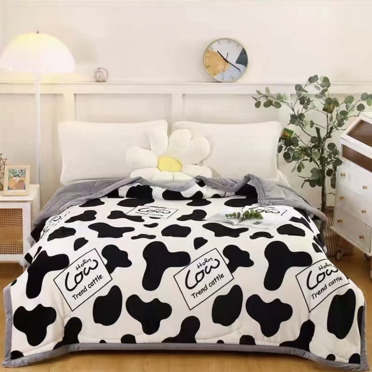 【30天试睡】保暖秋冬季牛奶绒被亲肤柔软盖被亲肤被子学生可机洗