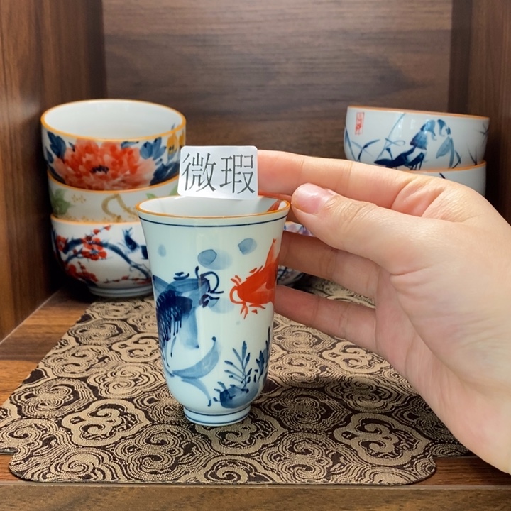釉下老陶泥手工绘制