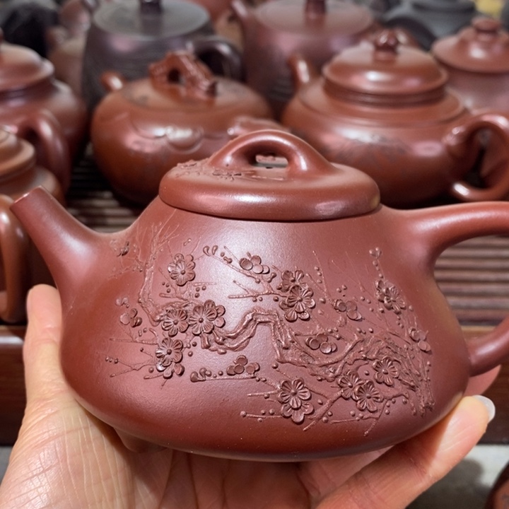 紫砂茶壶河****巍微瑕处理一把