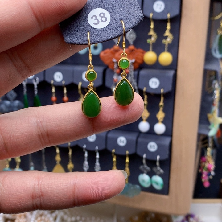 未镶嵌翡翠耳饰耳饰