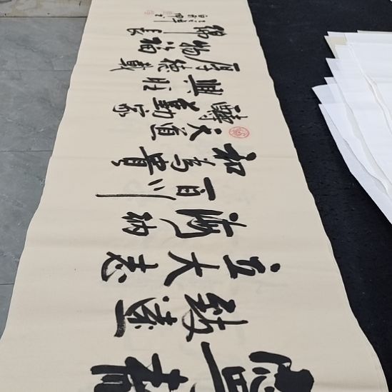 翰墨白武坤老师作品一副