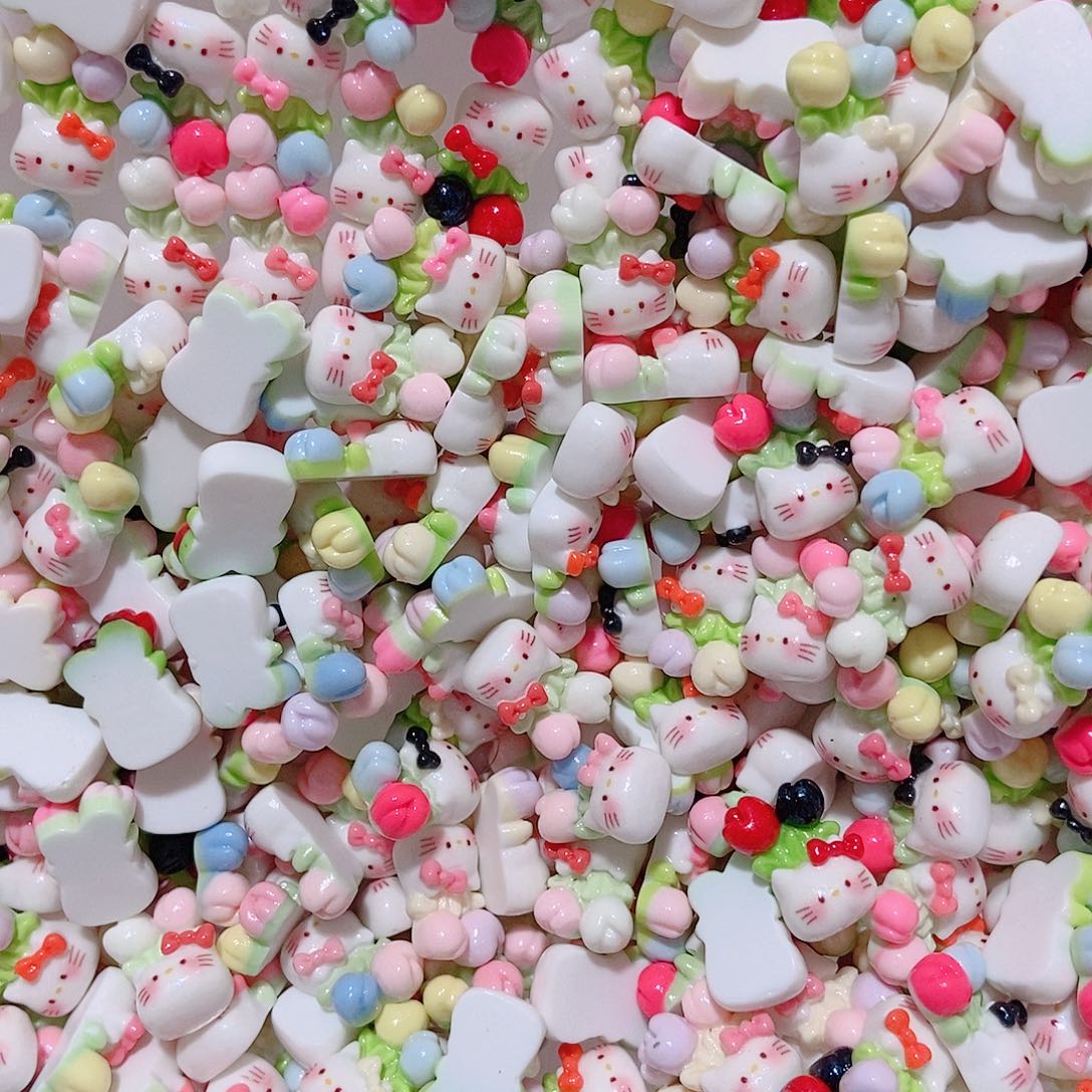 树脂想念金粉迷你kt盆栽100