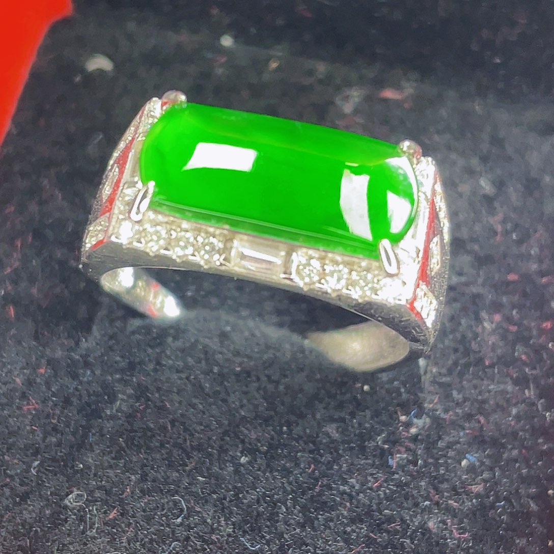 翡翠吊坠(不含链)银S925镶嵌