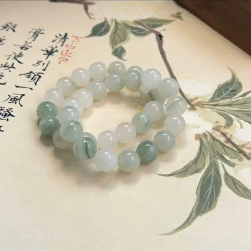 天然天山翠串珠温柔古典