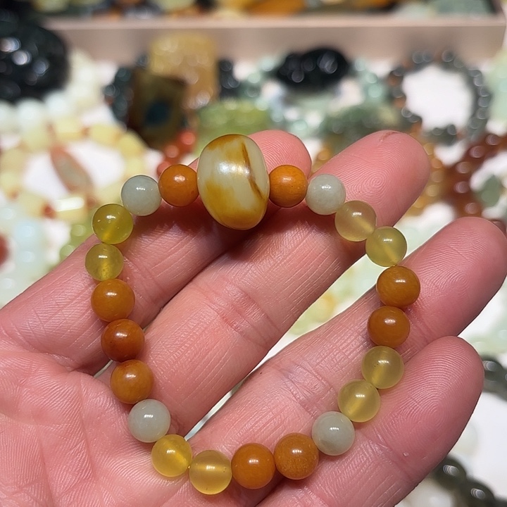 蛇纹石玉未镶嵌手串