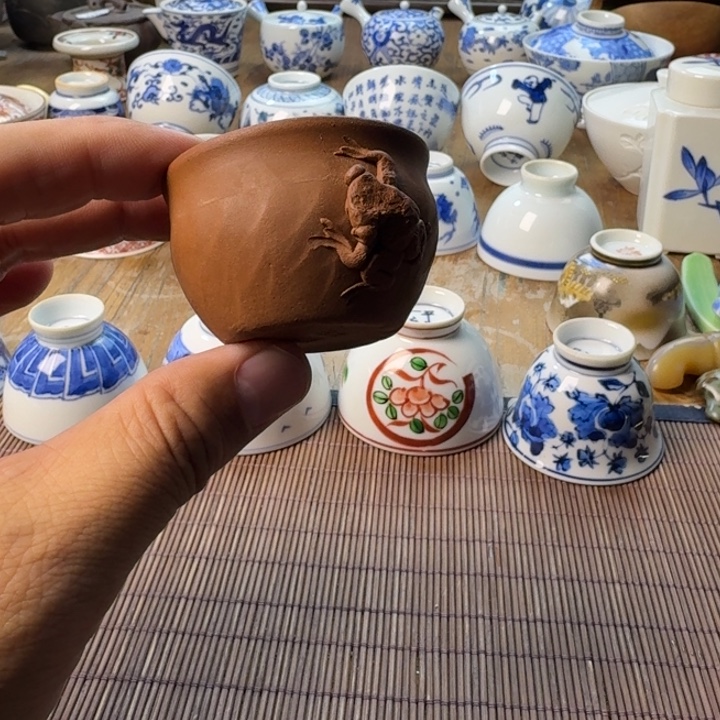 青花瓷器杯子茶具