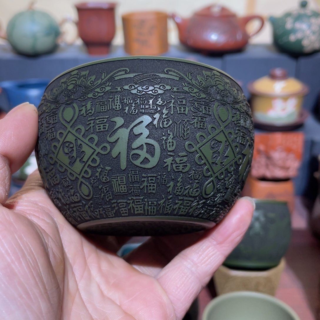 原矿紫砂手工主人杯