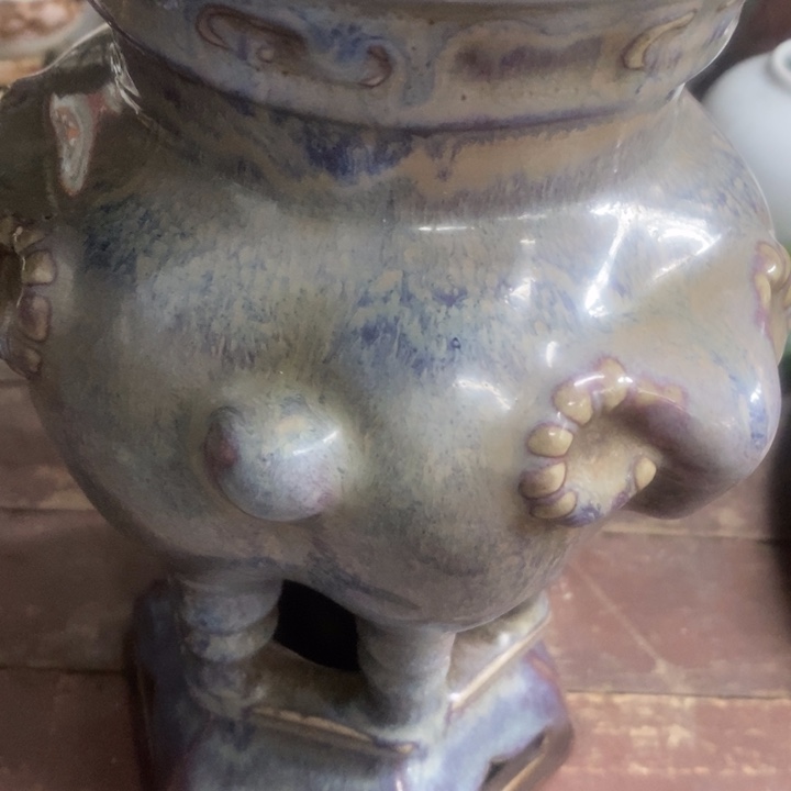 成***.青花釉里红大盖盒不包邮