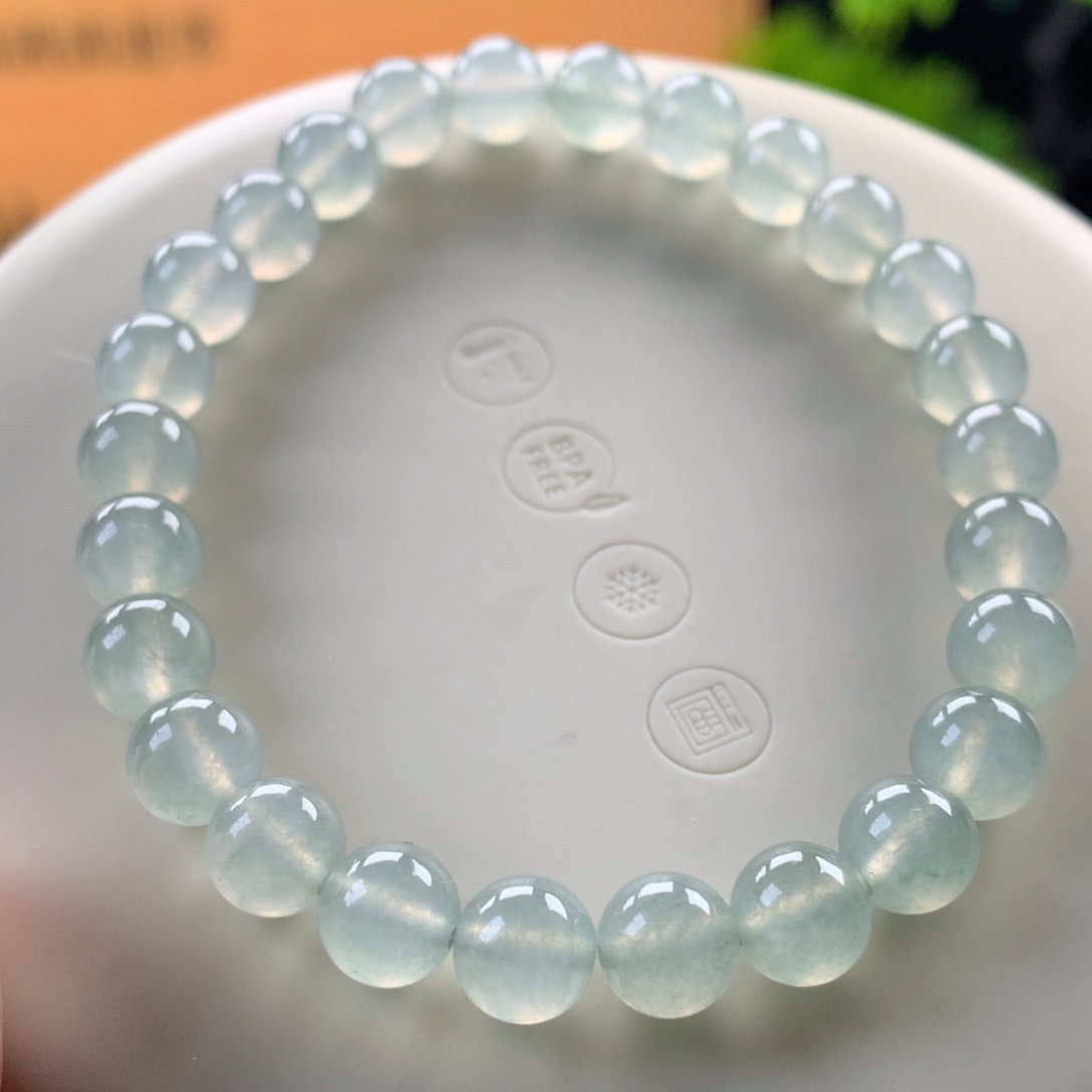 翡翠未镶嵌手链卡7