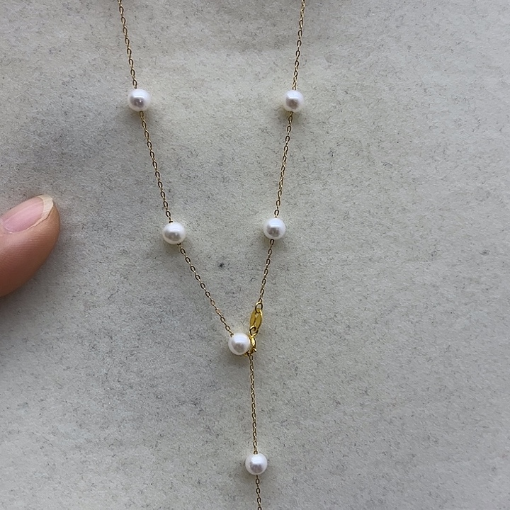 淡水珍珠颈饰合金