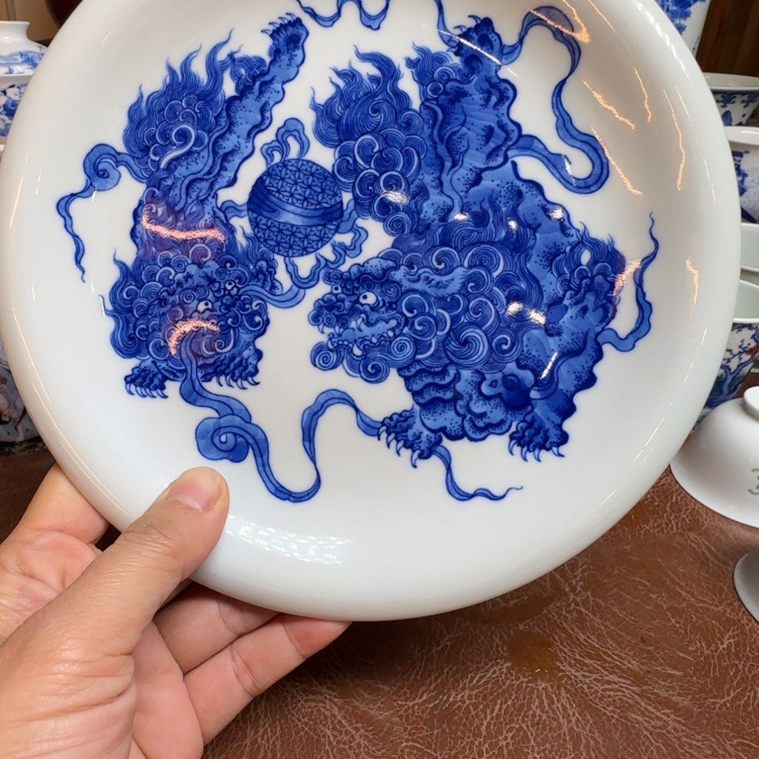 陶摆件今天晚上的月亮很圆