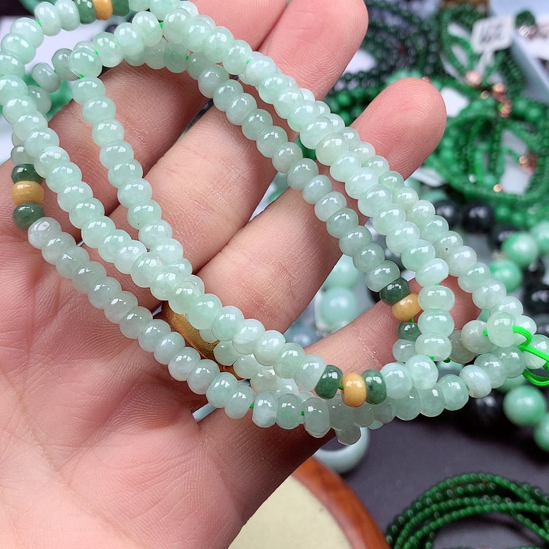 翡翠颈饰14K金镶嵌项链