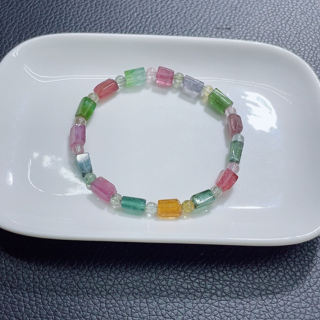 未镶嵌手链碧玺碧玺手链