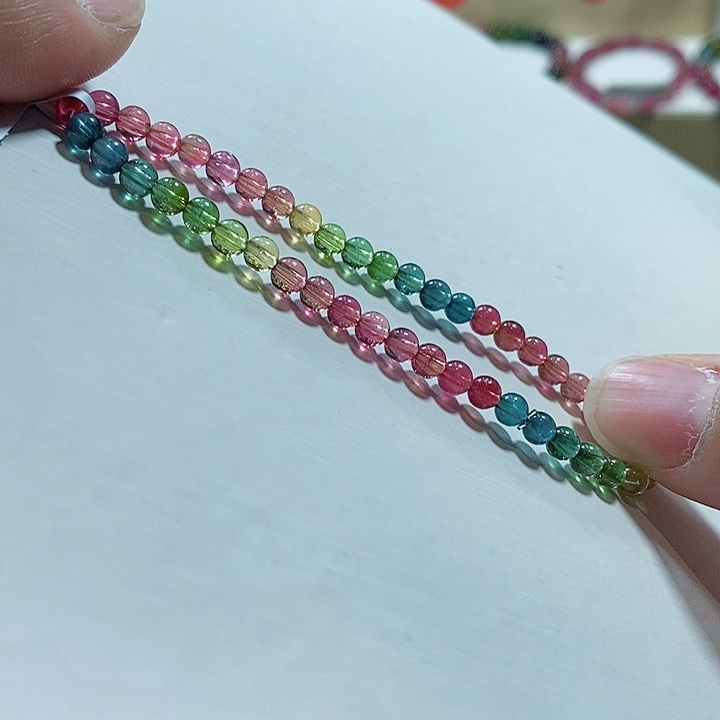 碧玺手链未镶嵌多样性发一条