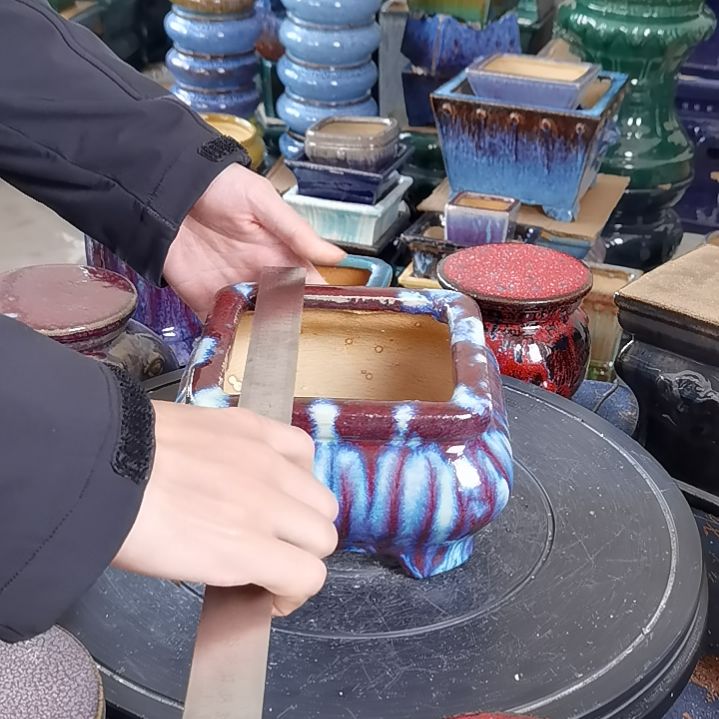 内口12深8石湾花盆默认微瑕