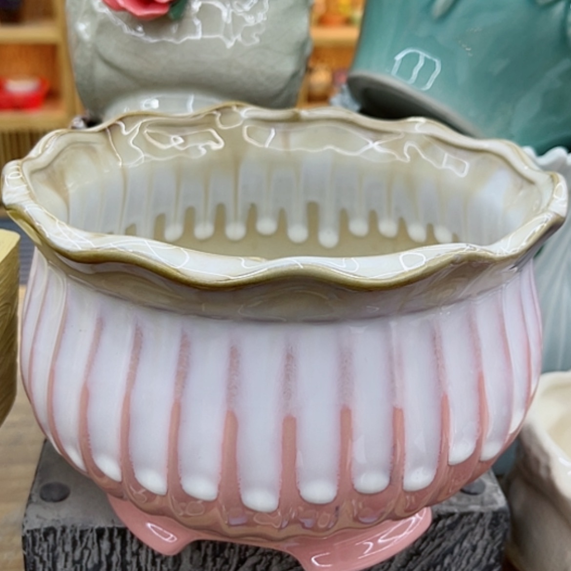 【闪购商品】陶瓷花盆