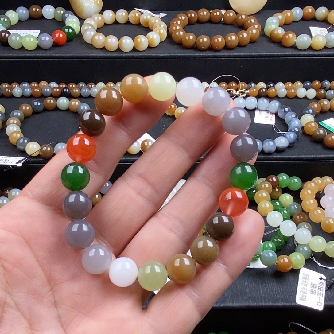 和田玉未镶嵌手链