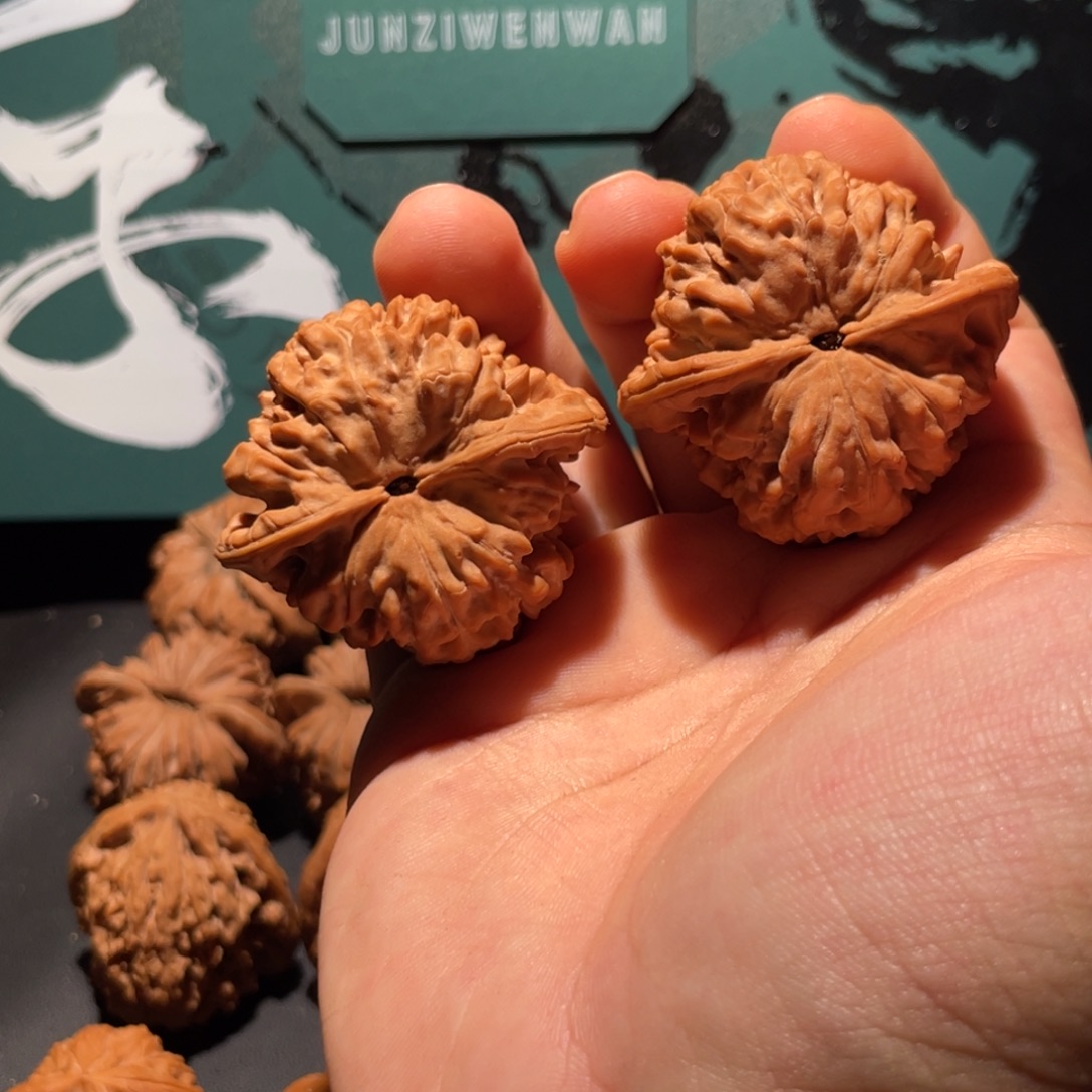 彳***⁹文玩核桃吊坠46君子官帽25013