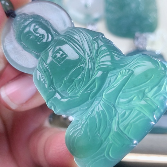 【闪购商品】翡翠颈饰未镶嵌天然翡翠