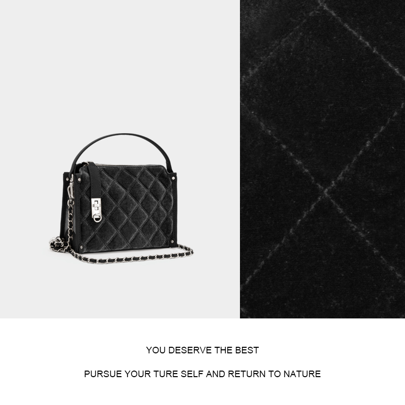 【尚恩CC】ZT-D8099-黑丝绒--轻奢百搭手提腋下新款斜跨女包