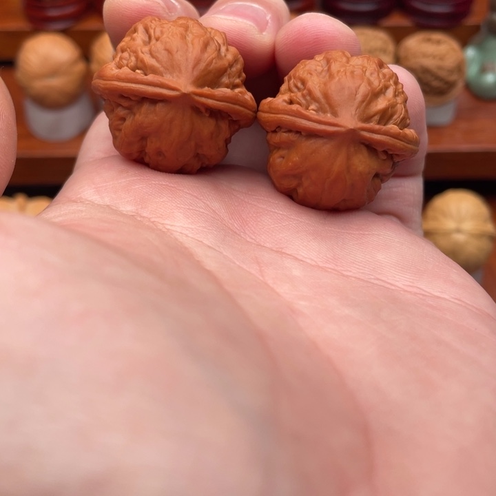 把件文玩核桃小虎头