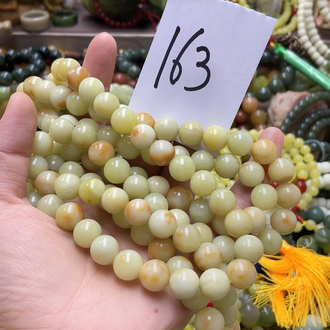 未镶嵌蛇纹石玉手链