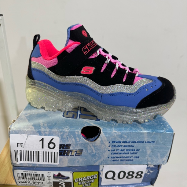 SKECHERS/斯凯奇Q088 女童熊猫鞋 35码