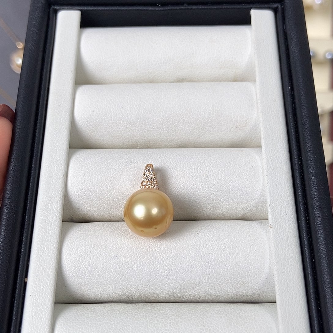 海水珍珠颈饰银S925镶嵌