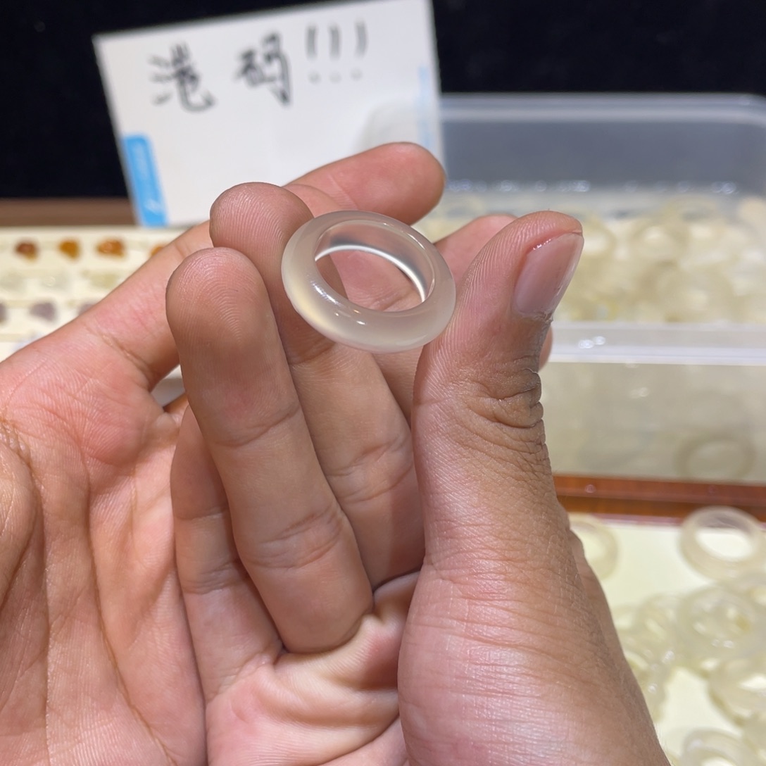 玛瑙/玉髓未镶嵌戒指534号港15