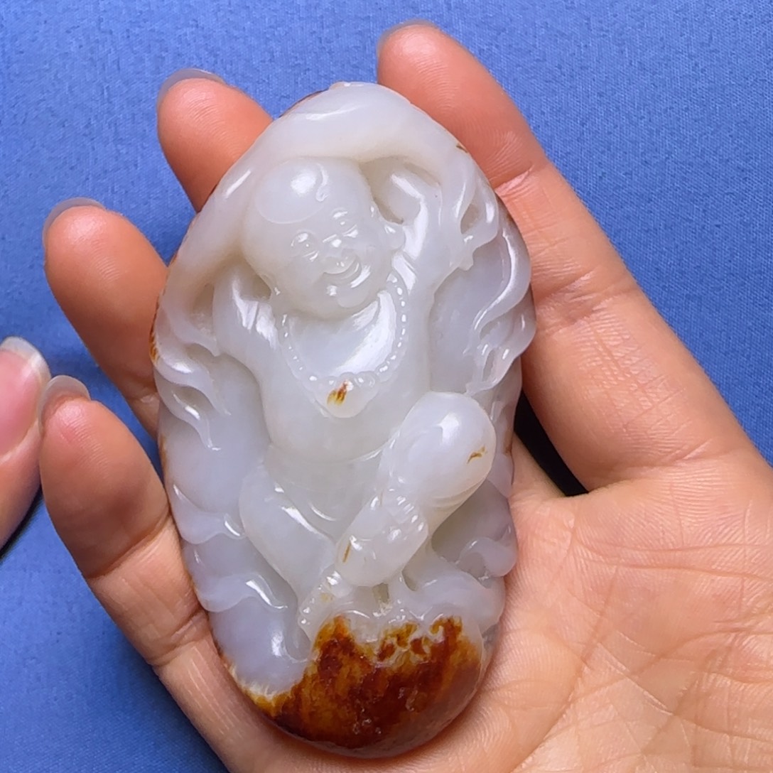 一***唯和田玉未镶嵌颈饰