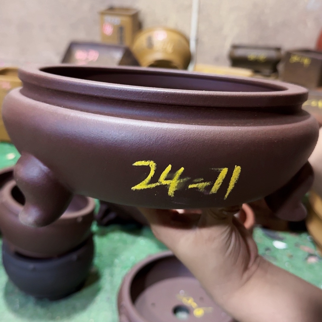 紫砂花盆紫砂花盆