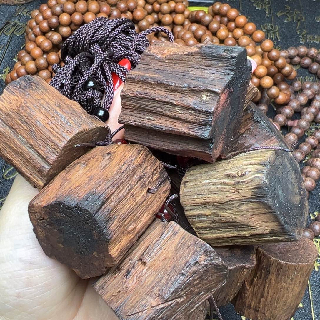 手串/手链降真香缅甸小叶降真香原木吊坠大小不一