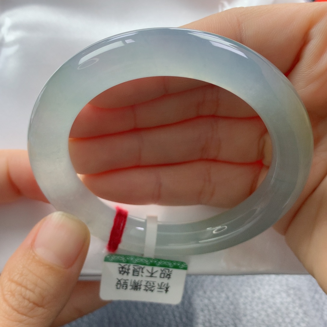 未镶嵌手镯翡翠缅甸天然翡翠A货51.3圆