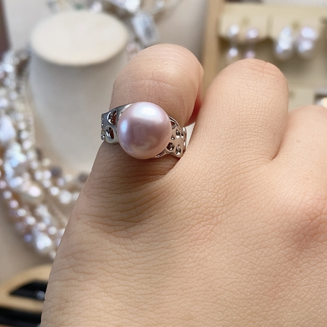 耳饰合金淡水珍珠